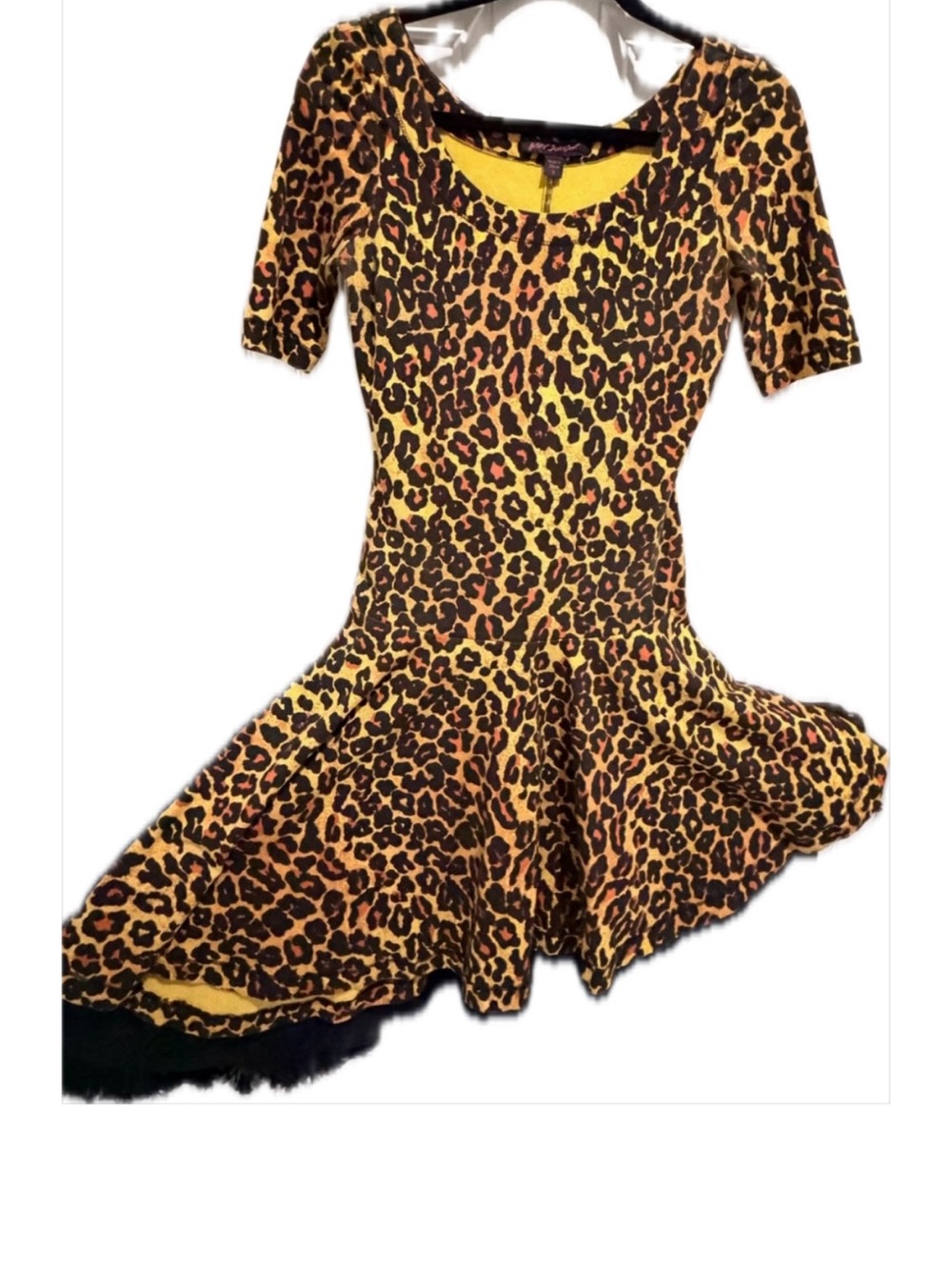 Betsey Johnson Leopard Buffy Dress